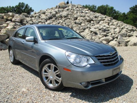 Silver Steel Metallic Chrysler Sebring Limited Sedan.  Click to enlarge.