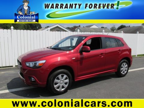 Rally Red Mitsubishi Outlander Sport ES.  Click to enlarge.