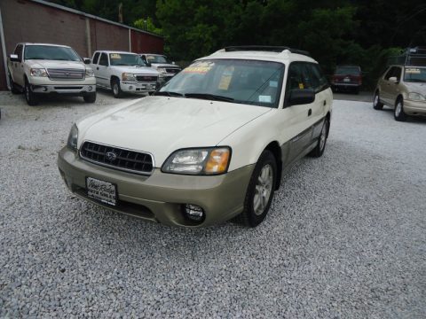 White Frost Pearl Subaru Outback Wagon.  Click to enlarge.