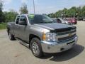 Front 3/4 View of 2012 Chevrolet Silverado 1500 LS Extended Cab 4x4 #9