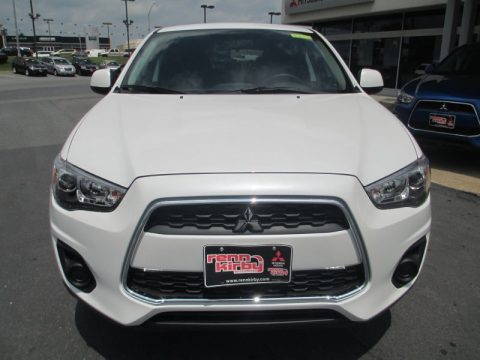 White Mitsubishi Outlander Sport ES.  Click to enlarge.