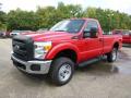 Front 3/4 View of 2015 Ford F250 Super Duty XL Regular Cab 4x4 #4