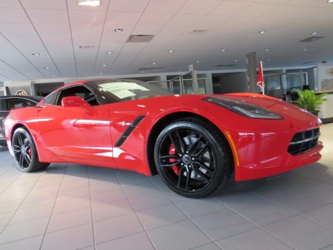 Torch Red Chevrolet Corvette Stingray Coupe Z51.  Click to enlarge.