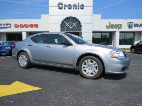 Billet Silver Metallic Dodge Avenger SE.  Click to enlarge.