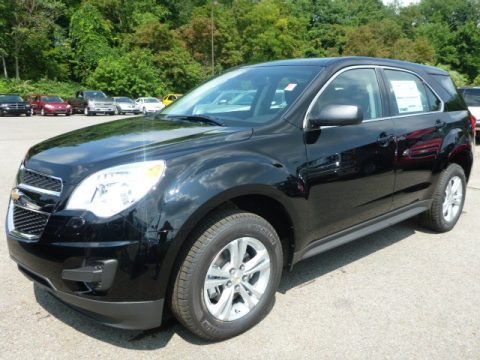 Black Chevrolet Equinox LS AWD.  Click to enlarge.