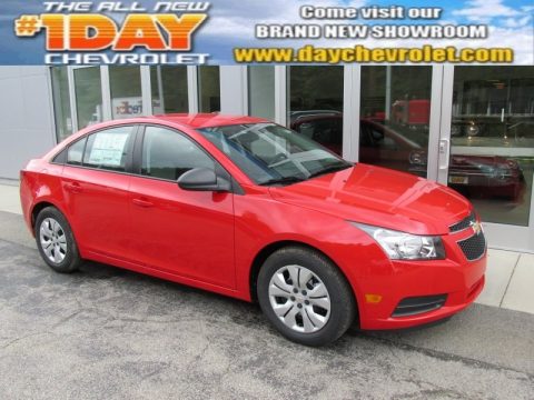 Red Hot Chevrolet Cruze LS.  Click to enlarge.