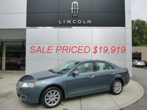 Steel Blue Metallic Lincoln MKZ FWD.  Click to enlarge.