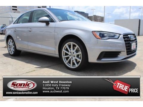 Lotus Gray Metallic Audi A3 2.0 Premium Plus quattro.  Click to enlarge.