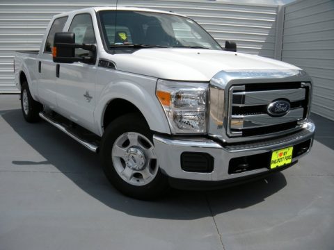 Oxford White Ford F250 Super Duty XLT Crew Cab.  Click to enlarge.