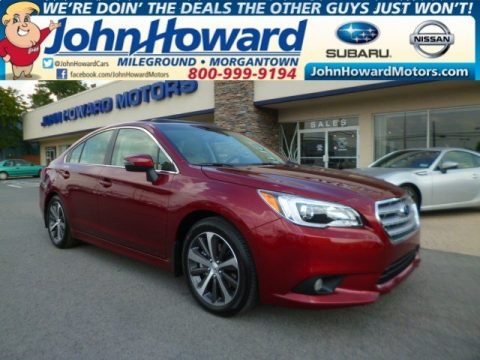 Venetian Red Pearl Subaru Legacy 3.6R Limited.  Click to enlarge.