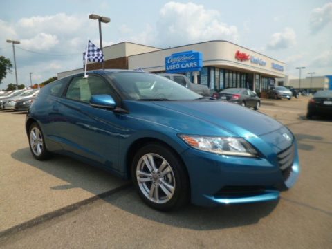 North Shore Blue Pearl Honda CR-Z Sport Hybrid.  Click to enlarge.