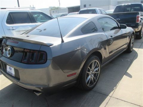 Sterling Gray Ford Mustang GT Premium Coupe.  Click to enlarge.