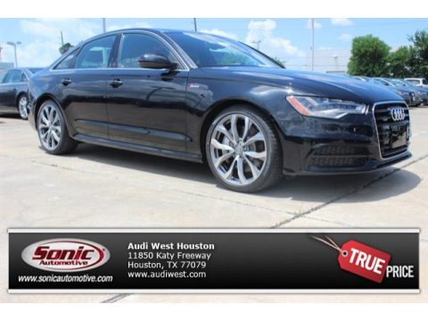 Phantom Black Pearl Audi A6 3.0T Premium Plus quattro Sedan.  Click to enlarge.