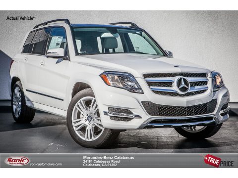 Polar White Mercedes-Benz GLK 350.  Click to enlarge.