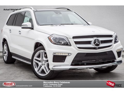 Polar White Mercedes-Benz GL 550 4Matic.  Click to enlarge.