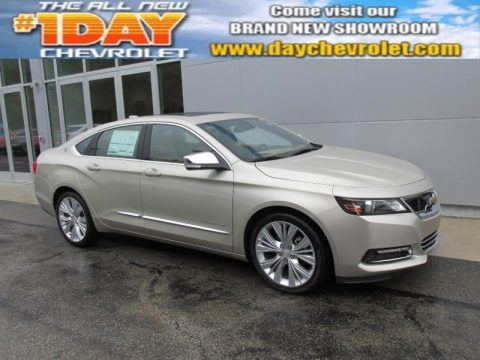 Champagne Silver Metallic Chevrolet Impala LTZ.  Click to enlarge.