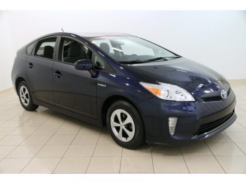 Nautical Blue Metallic Toyota Prius Two Hybrid.  Click to enlarge.
