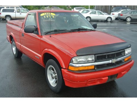 Victory Red Chevrolet S10 LS Regular Cab.  Click to enlarge.