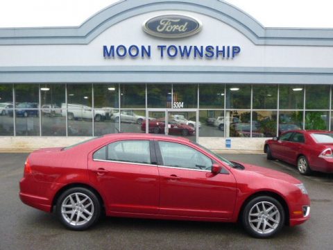 Red Candy Metallic Ford Fusion SEL.  Click to enlarge.