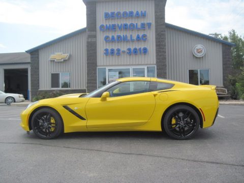 Velocity Yellow Tintcoat Chevrolet Corvette Stingray Coupe Z51.  Click to enlarge.