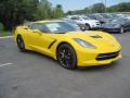 Front 3/4 View of 2014 Chevrolet Corvette Stingray Coupe Z51 #3