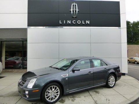 Thunder Gray ChromaFlair Cadillac STS 4 V6 AWD.  Click to enlarge.
