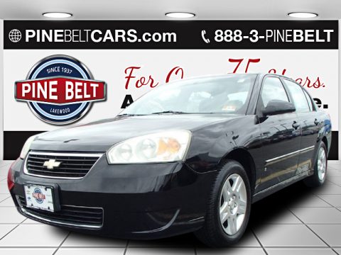 Black Chevrolet Malibu LT Sedan.  Click to enlarge.