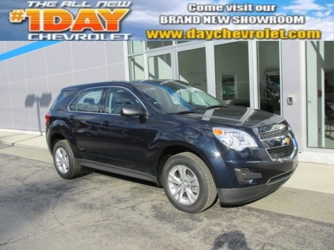Blue Velvet Metallic Chevrolet Equinox LS.  Click to enlarge.