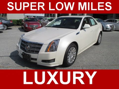 White Diamond Tricoat Cadillac CTS 3.0 Sedan.  Click to enlarge.