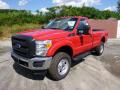 Front 3/4 View of 2015 Ford F350 Super Duty XL Regular Cab 4x4 #4