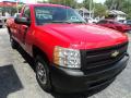 Front 3/4 View of 2008 Chevrolet Silverado 1500 Work Truck Regular Cab #4