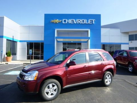 Deep Ruby Red Metallic Chevrolet Equinox LT.  Click to enlarge.