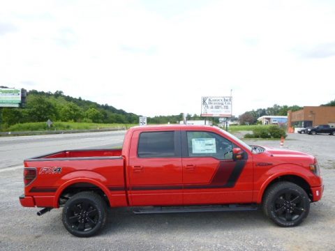 Race Red Ford F150 FX4 SuperCrew 4x4.  Click to enlarge.