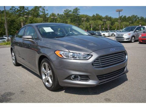 Sterling Gray Ford Fusion SE EcoBoost.  Click to enlarge.