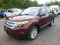 Front 3/4 View of 2015 Ford Explorer XLT 4WD #5