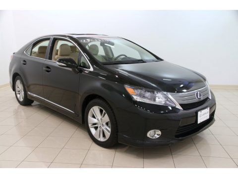 Obsidian Black Lexus HS 250h Hybrid Premium.  Click to enlarge.