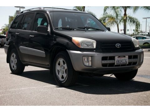 Black Toyota RAV4 .  Click to enlarge.