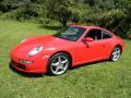 Front 3/4 View of 2005 Porsche 911 Carrera Coupe #2