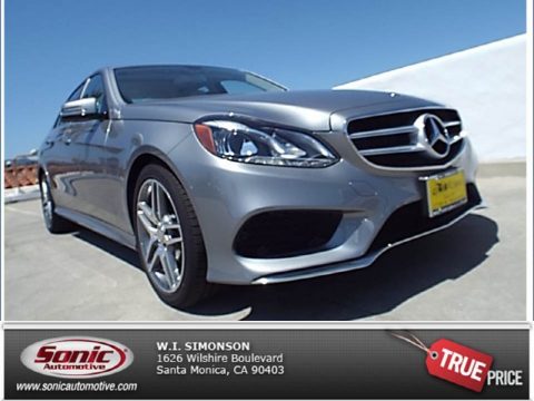 Paladium Silver Metallic Mercedes-Benz E 350 Sport Sedan.  Click to enlarge.