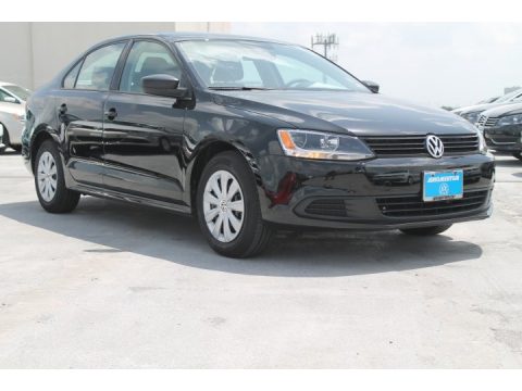 Black Volkswagen Jetta S Sedan.  Click to enlarge.