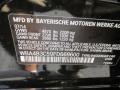 BMW Color Code 475 Black Sapphire Metallic #19