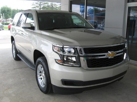 Champagne Silver Metallic Chevrolet Tahoe LS 4WD.  Click to enlarge.