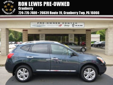 Graphite Blue Nissan Rogue S AWD.  Click to enlarge.
