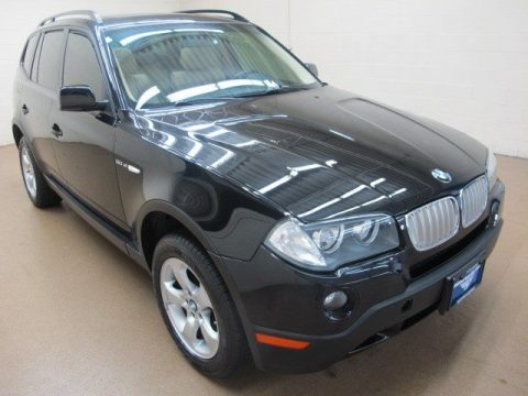 Jet Black BMW X3 3.0si. Click to enlarge. Jet Black BMW X3 3.0si. Click to enlarge.