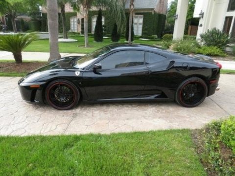 Nero (Black) Ferrari F430 Coupe F1.  Click to enlarge.