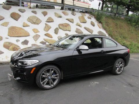 Black Sapphire Metallic BMW 2 Series M235i xDrive Coupe.  Click to enlarge.