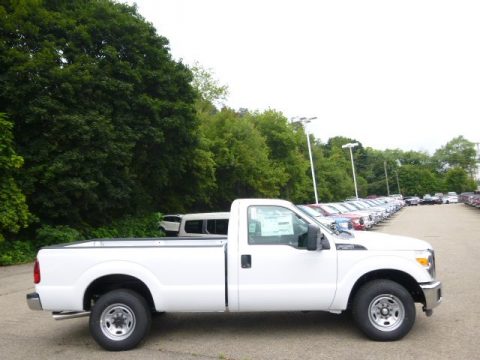 Oxford White Ford F250 Super Duty XL Regular Cab.  Click to enlarge.