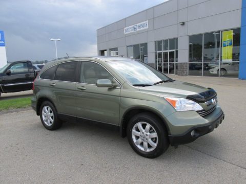 Green Tea Metallic Honda CR-V EX-L 4WD.  Click to enlarge.