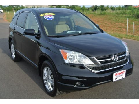 Crystal Black Pearl Honda CR-V EX-L.  Click to enlarge.