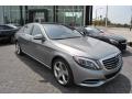 Front 3/4 View of 2015 Mercedes-Benz S 550 4Matic Sedan #1